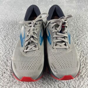 Brooks Ghost 14 Men's Running Shoes Grey Blue Red Size 11 D